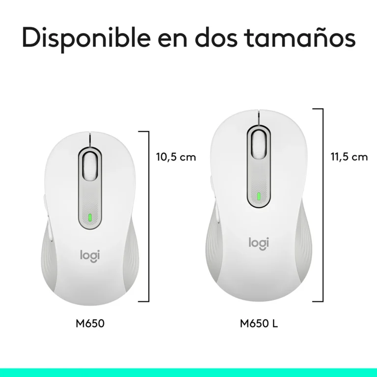 Mouse Logitech Signature M650 Blanco (9)